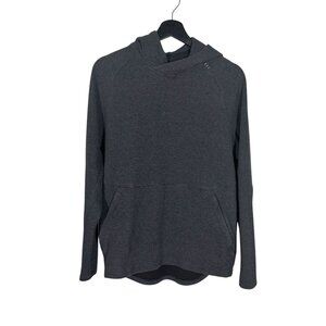 Lululemon Dark Grey At Ease Long Sleeve Hooded Pullover Sweater Small